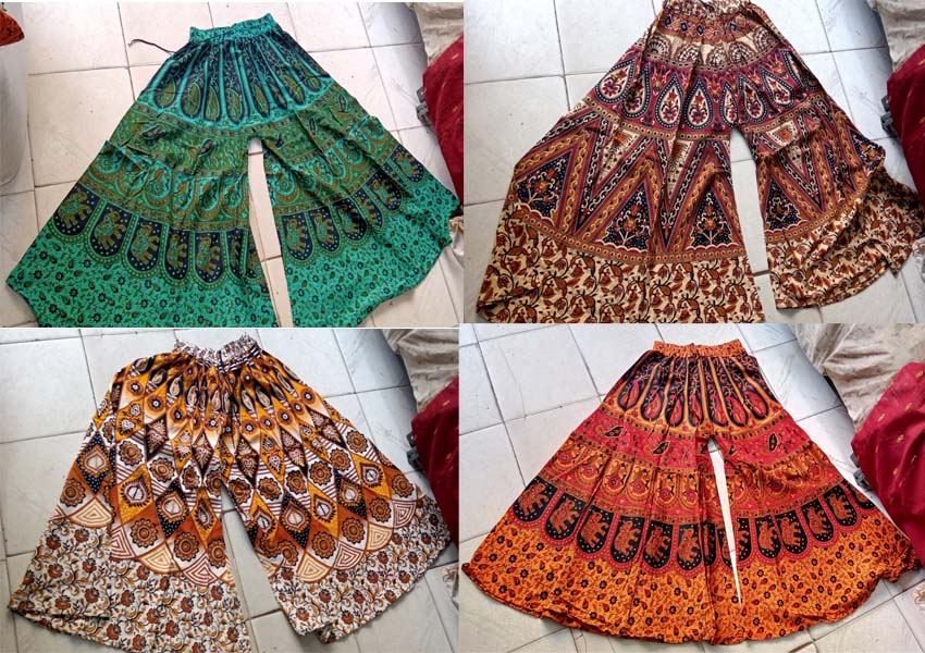 Cotton skirt plazo hot sale