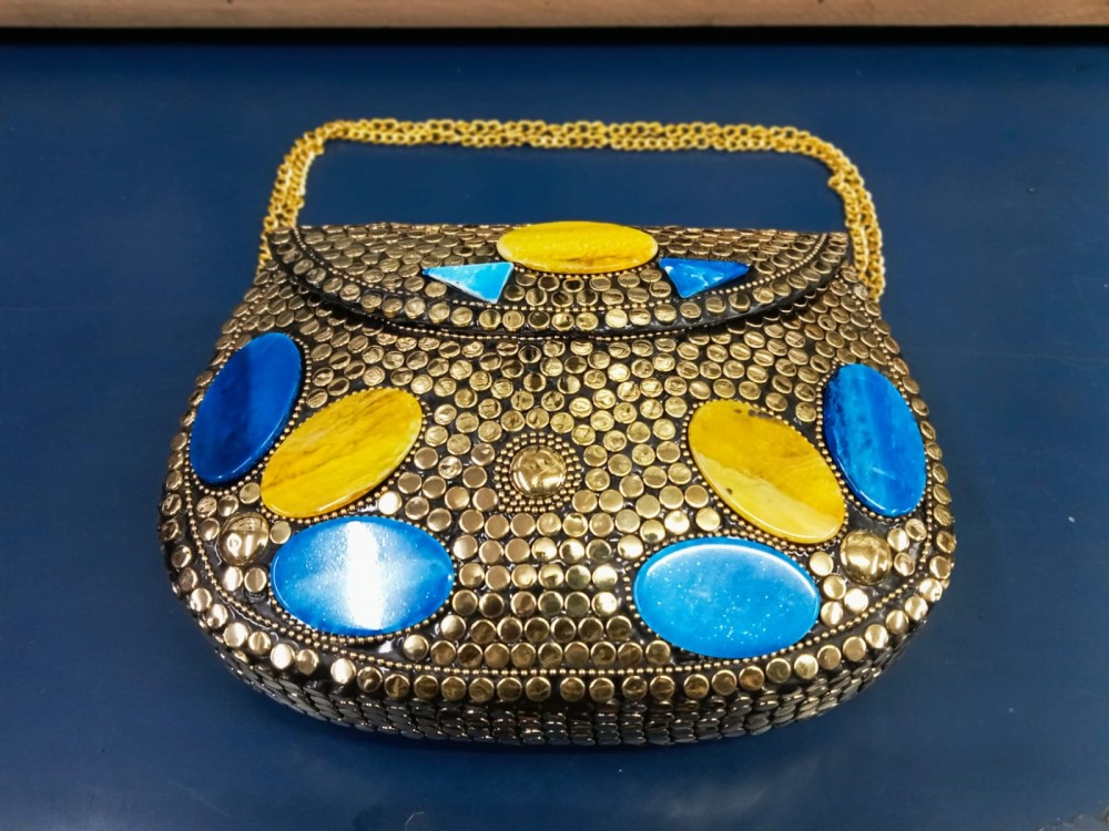Unique Boho pattern wooden handbag for active summer of Stylish girl  personality - Shop Jewel Art Studio Handbags & Totes - Pinkoi